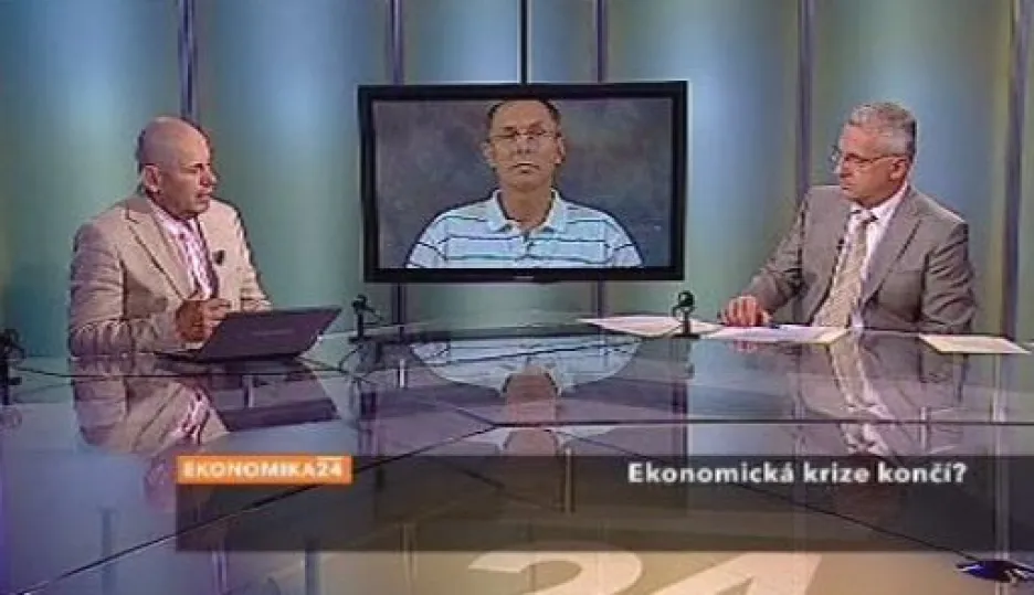 Video Jan Švejnar a Michal Mejstřík v Ekonomice ČT24