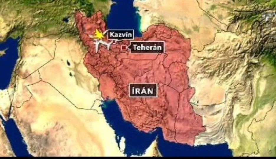 Video Zřícení íránského letadlo