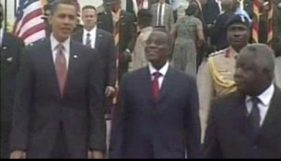 Video Barack Obama v Ghaně