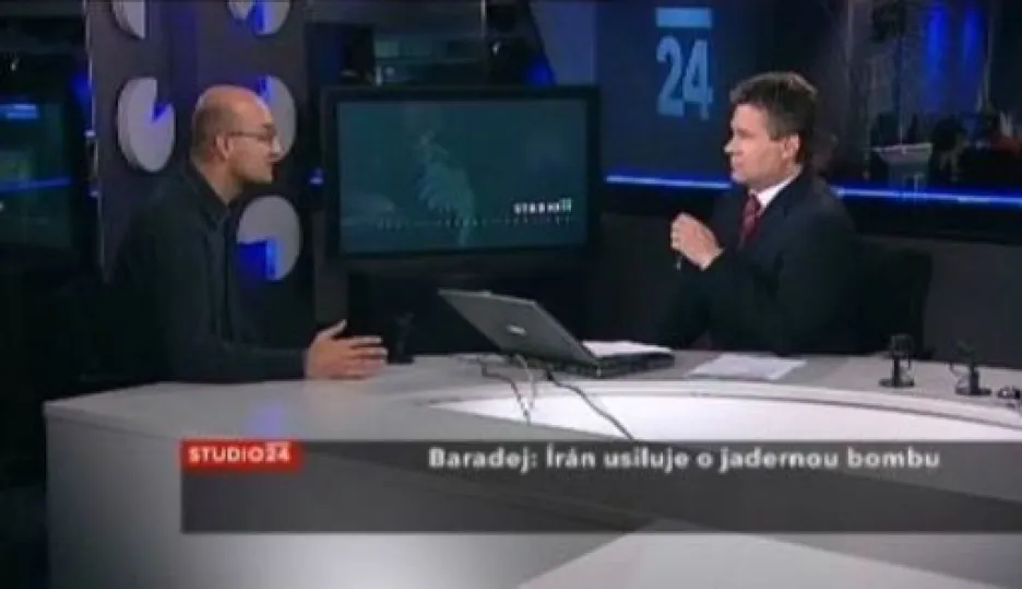 Video Studio ČT24 - Írán usiluje o jadernou bombu