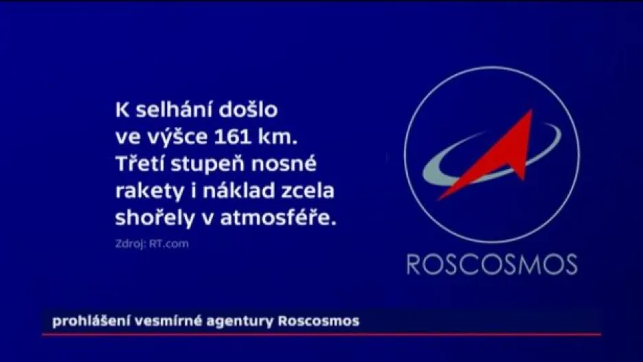 Video Události: Nehoda ruské rakety