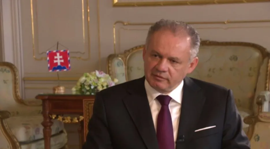 Video Rozhovor Michala Kubala se slovenským prezidentem Andrejem Kiskou