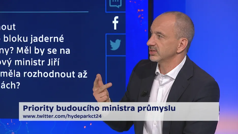 Video 90’ ČT24 - Sedmá změna ve vládě. Ministrem průmyslu má být Jiří Havlíček