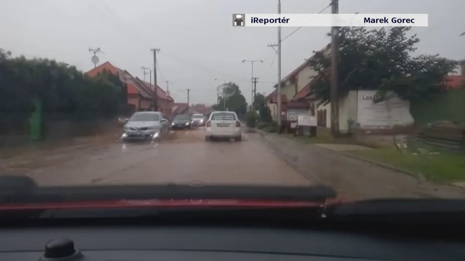 Video Lokální záplavu zachytil iReportér Marek Gorec