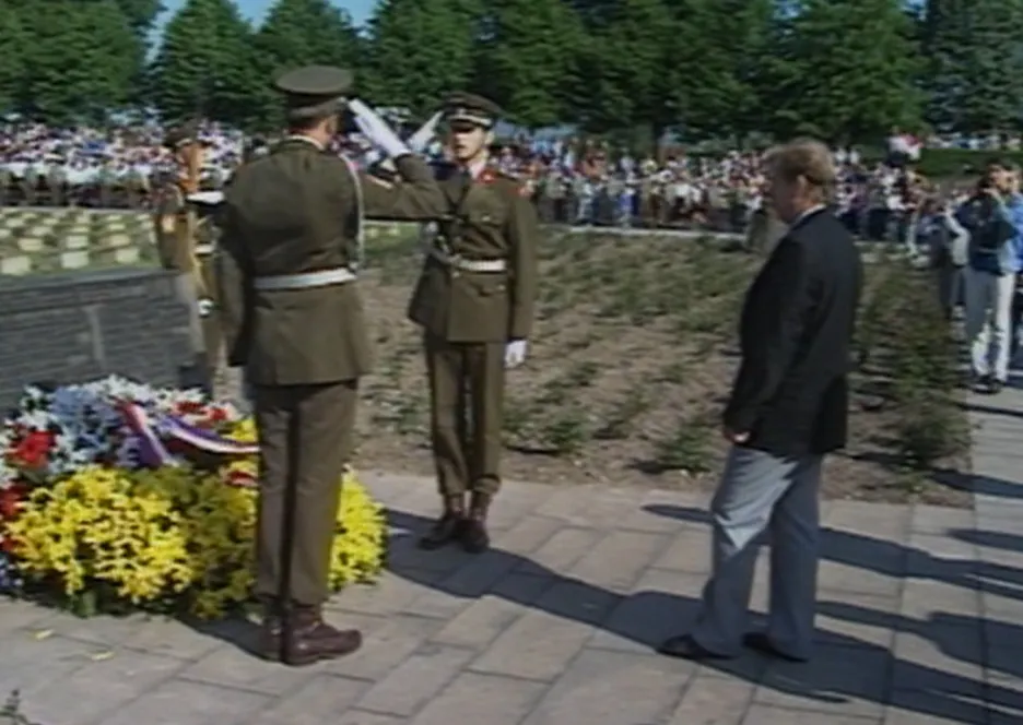 Video Prezident Havel navštívil Severočeský kraj