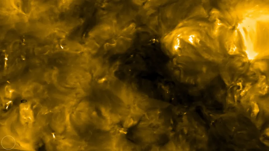 Video Záběry získané sondou Solar Orbiter