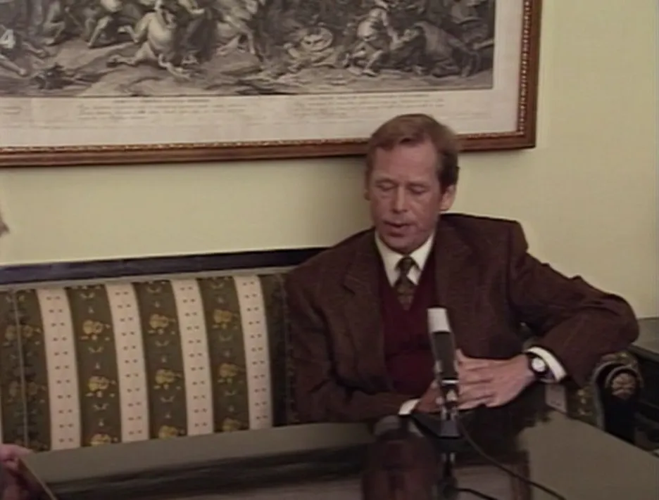 Video Prezident Havel šokován a pobouřen okupací Litvy