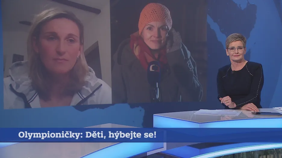 Video Události, komentáře: Barbora Špotáková a Kateřina Emmons o sportu s dětmi