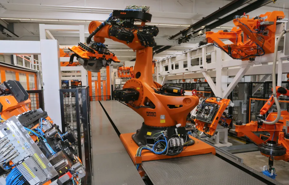 Roboty v německé firmě Kuka