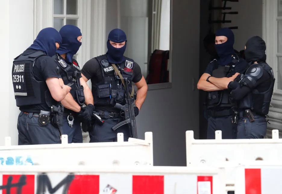 Policejní razie v berlínské čtvrti Neukölln