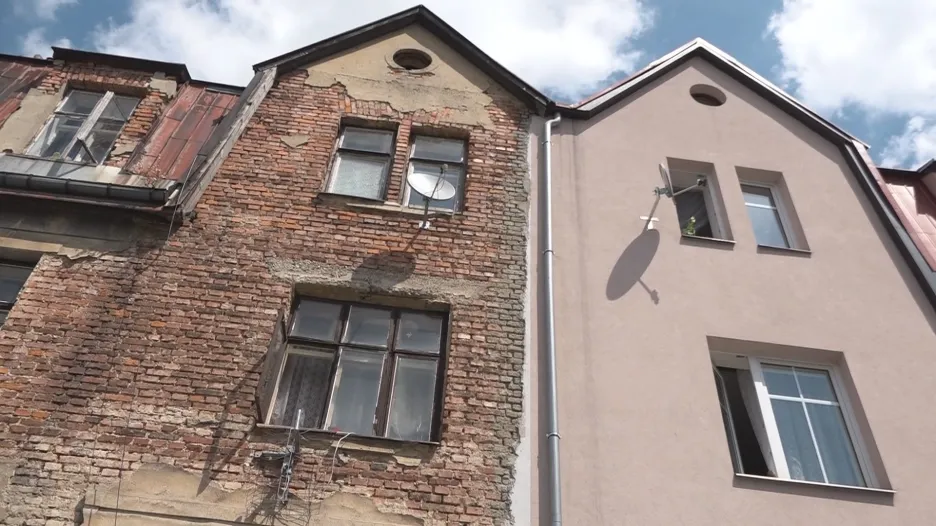 Domy ve Vojanově ulici v Liberci, které jsou součástí bezdoplatkové zóny
