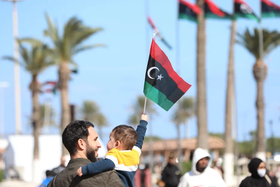 Oslavy deseti let od povstátí proti Kaddáfímu v Libyi
