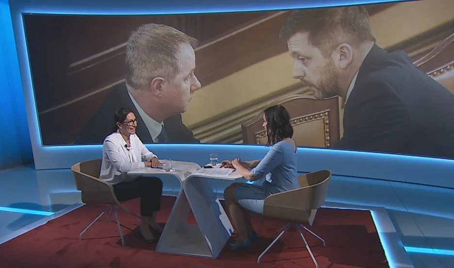 Starostka Prahy 2 a zastupitelka Prahy Alexandra Udženija (ODS) hostem Interview ČT24