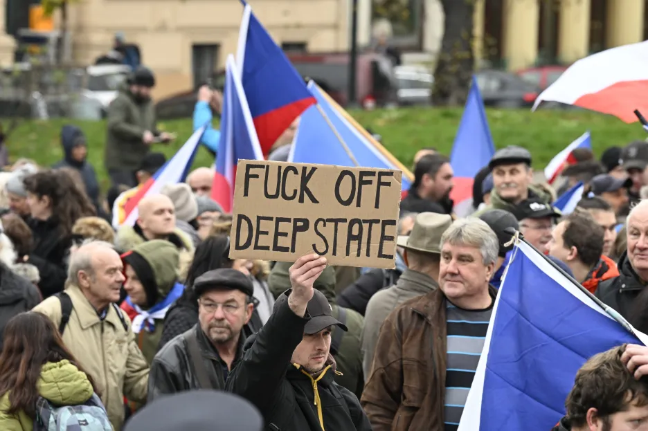 Demonstrace spolku Česká republika na 1. místě