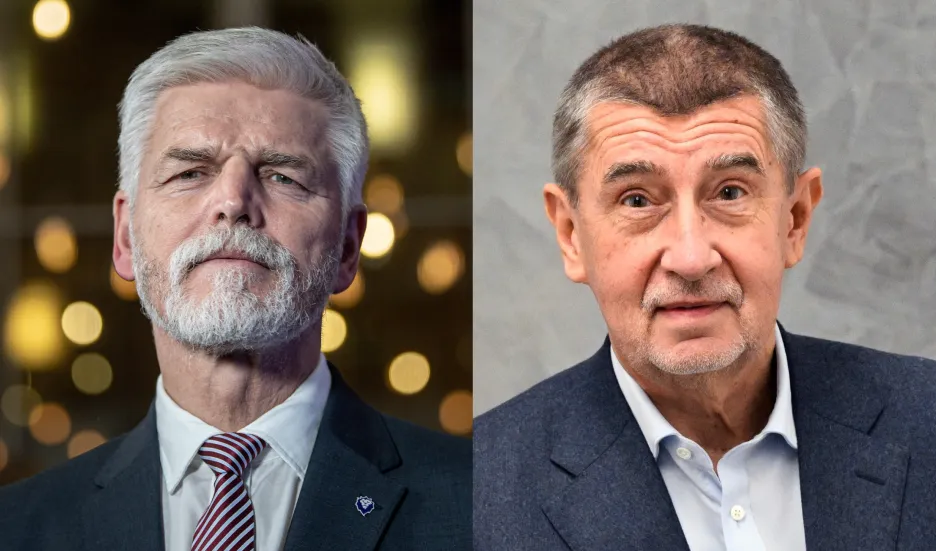 Prezidentští kandidáti Pavel a Babiš