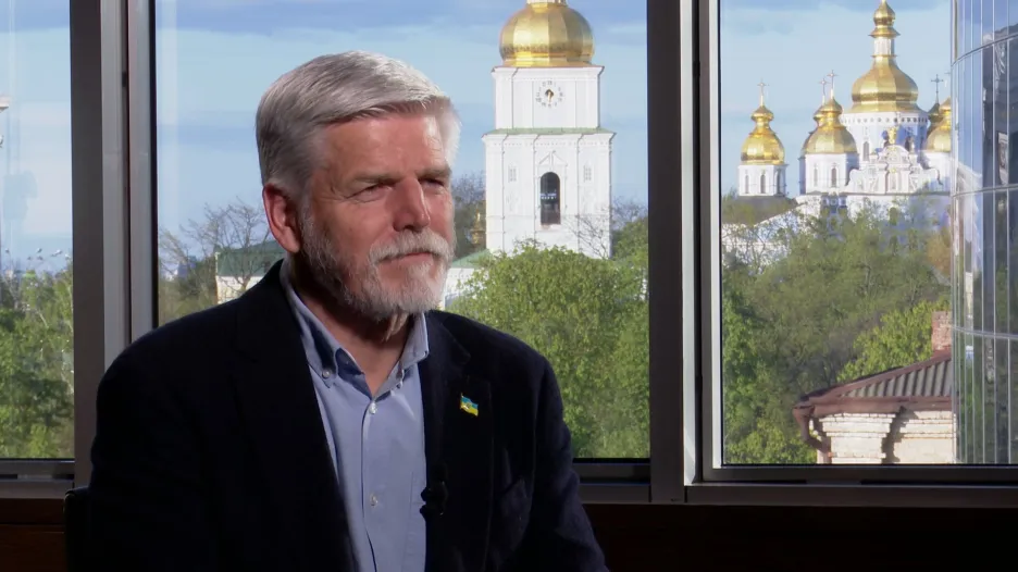 Petr Pavel v rozhovoru pro ČT během návštěvy Kyjeva