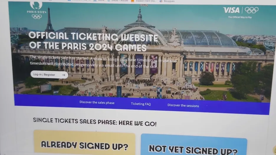 Prodej lístků na olympiádu v Paříži