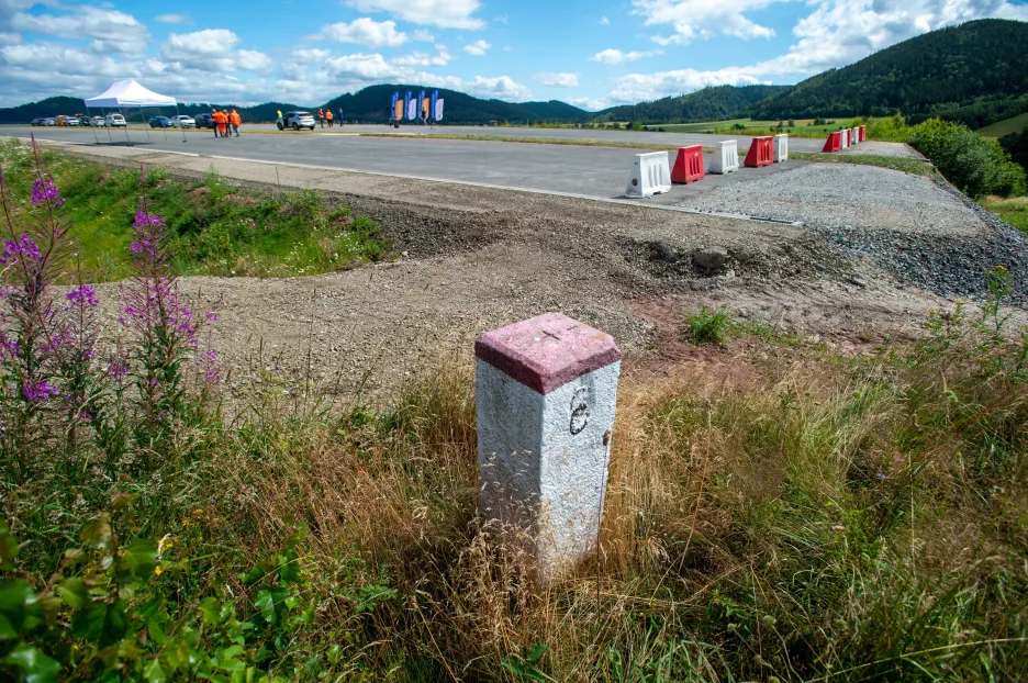  Konec polské dálnice S3 na hranicích s Českou republikou
