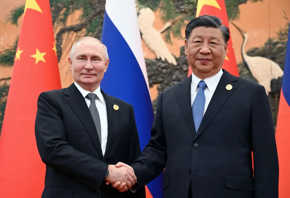 Vladimir Putin se v Pekingu setkal se Si Ťin-pchingem