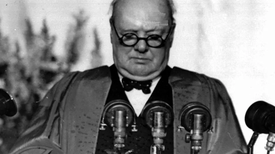 Winston Churchill ve Fultonu