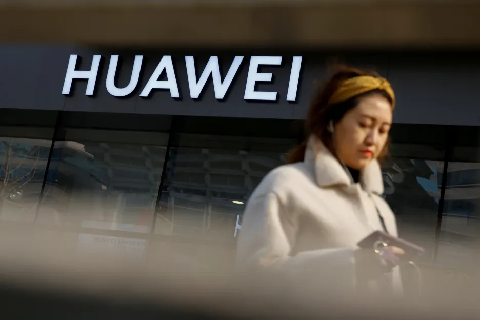 Prodejna Huawei v Pekingu