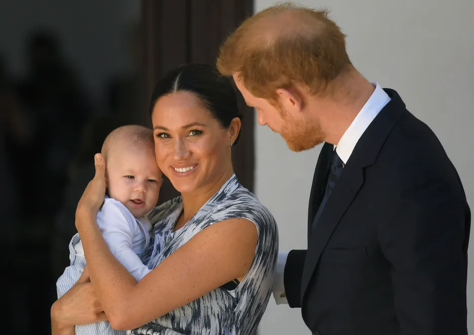 Princ Harry s manželkou Meghan a synem Archiem