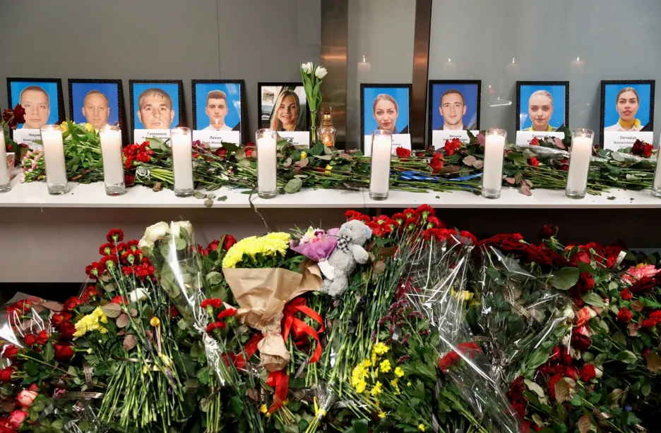 Pieta za ukrajinské oběti pádu letadla v Íránu