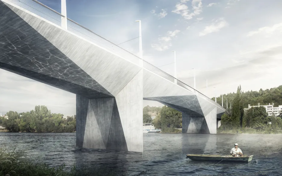 Návrh nového Dvoreckého mostu