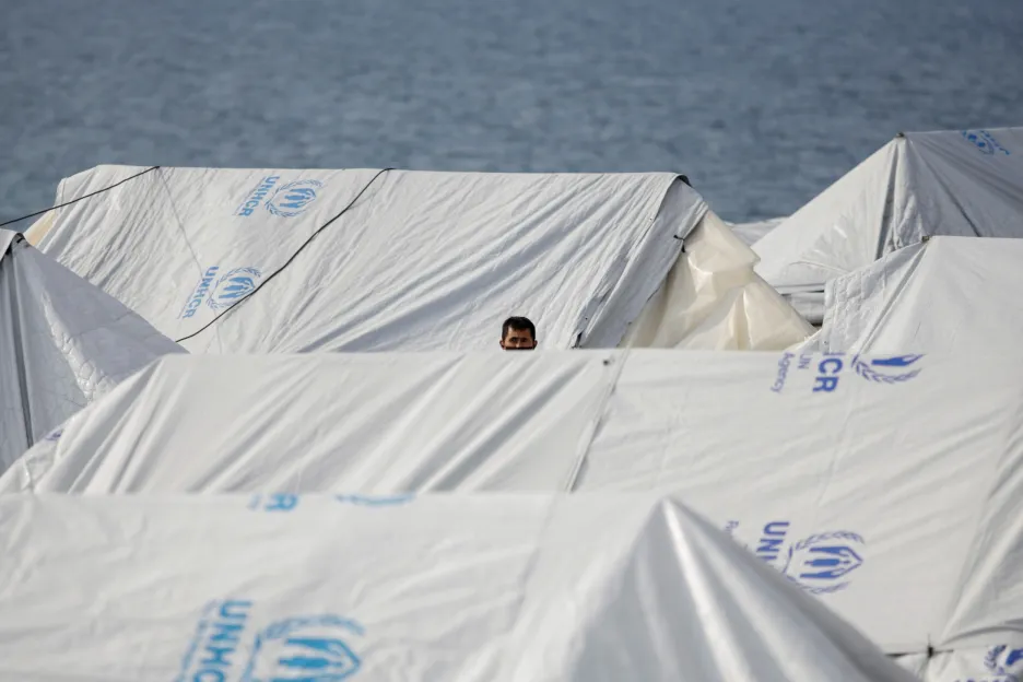 Uprchlický tábor na ostrově Lesbos