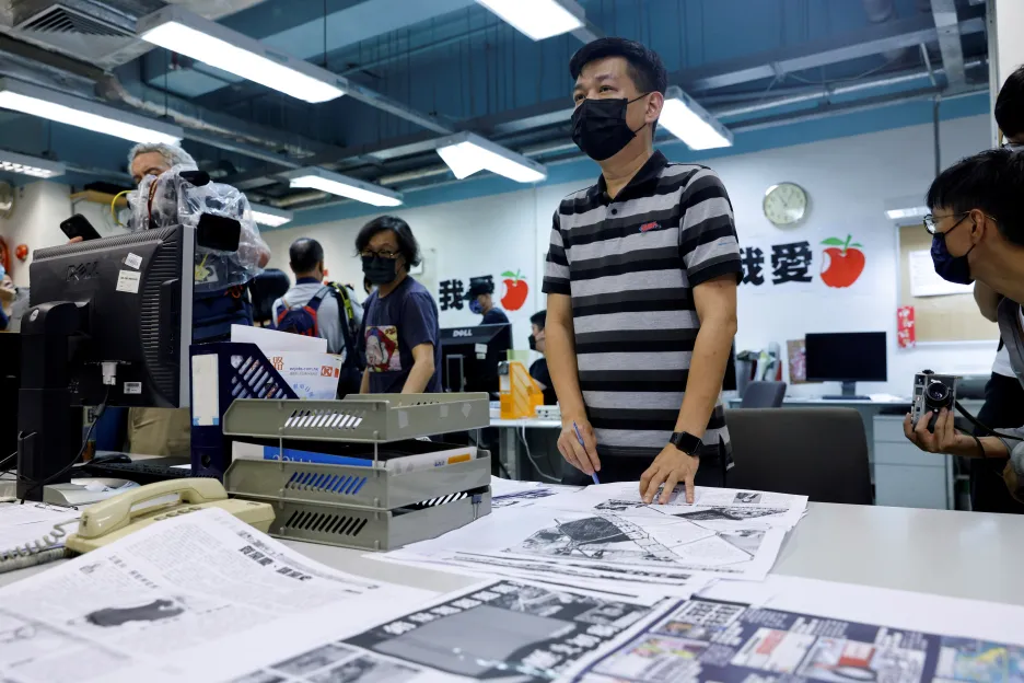 Editor zrušeného deníku Lam Man-chung 