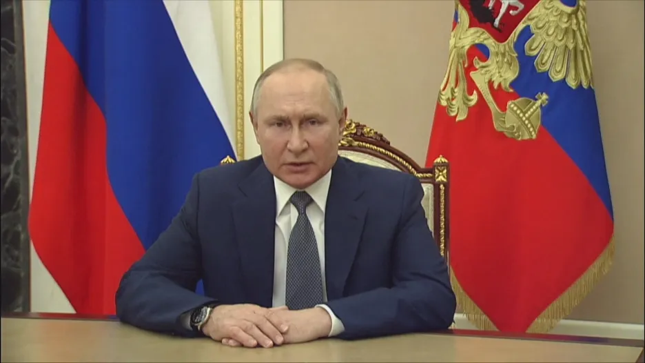 Vyjádření ruského prezidenta Putina k agresi na Ukrajině z 27. února
