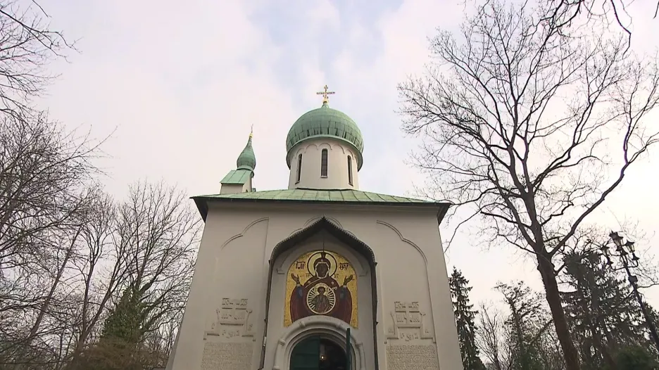 Pravoslavná kaple na Olšanských hřbitovech v Praze