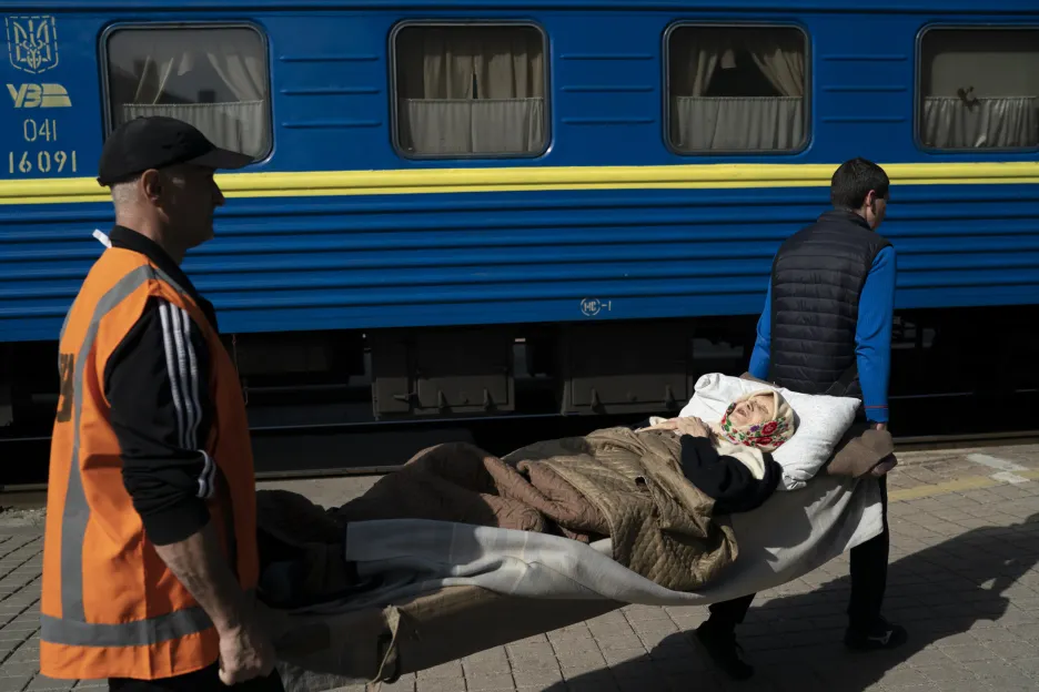 Péče o uprchlíky na Ukrajině