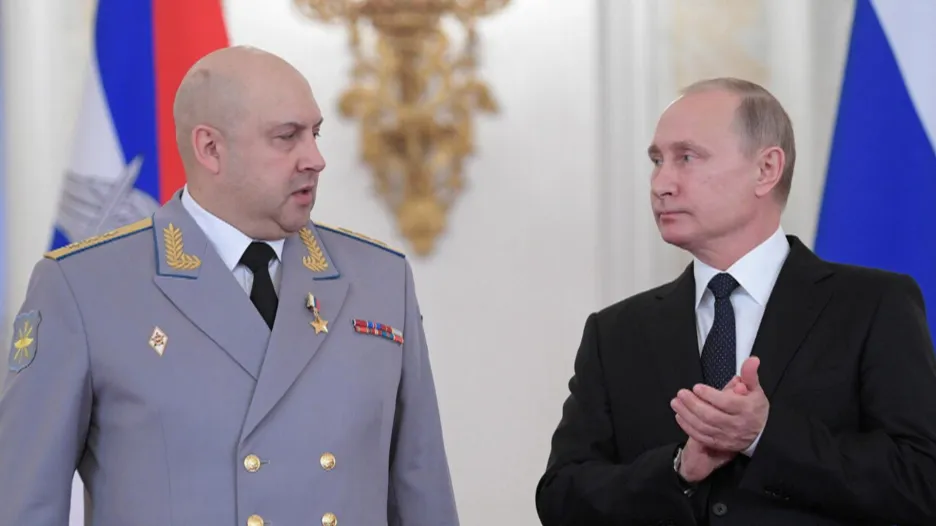 Sergej Surovikin a Vladimír Putin