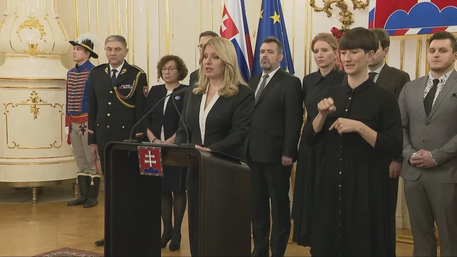 Slovenská prezidentka Zuzana Čaputová k odvolání vlády