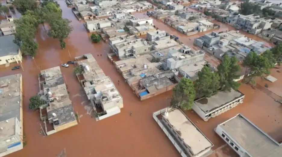 Následky záplav v Lybii