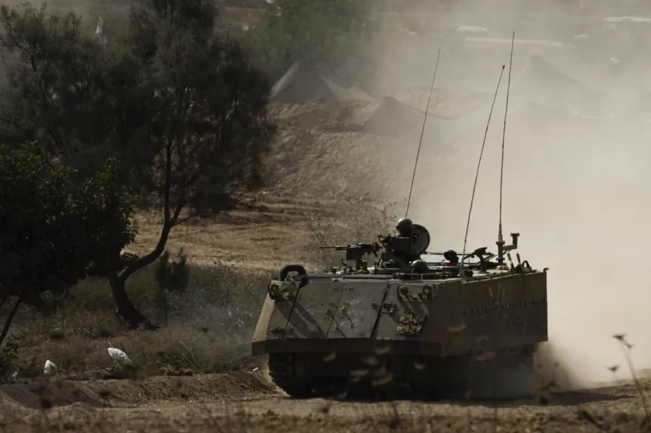 Izraelská armáda u hranice s Pásmem Gazy