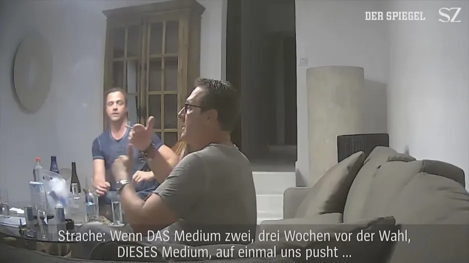Heinz-Christian Strache na skandálním videu