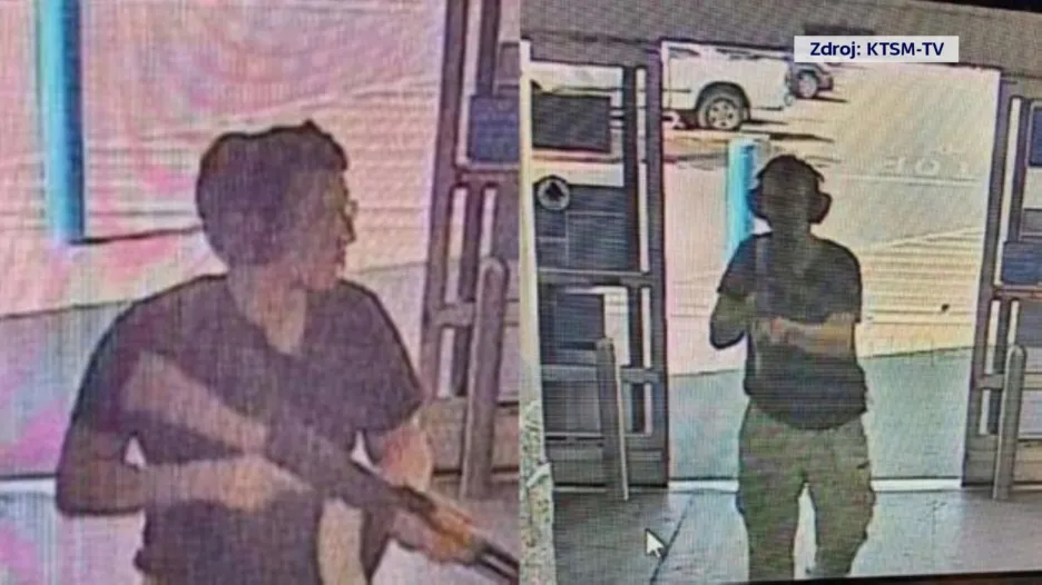 Střelec s El Pasa na záběrech bezpečnostní kamery