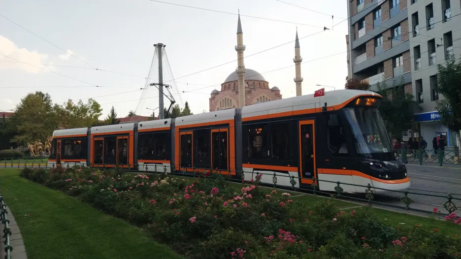 Nízkopodlažní tramvaj ze Škody Transportation v tureckém městě 