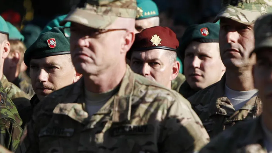 Příslušníci záložních sil polské armády