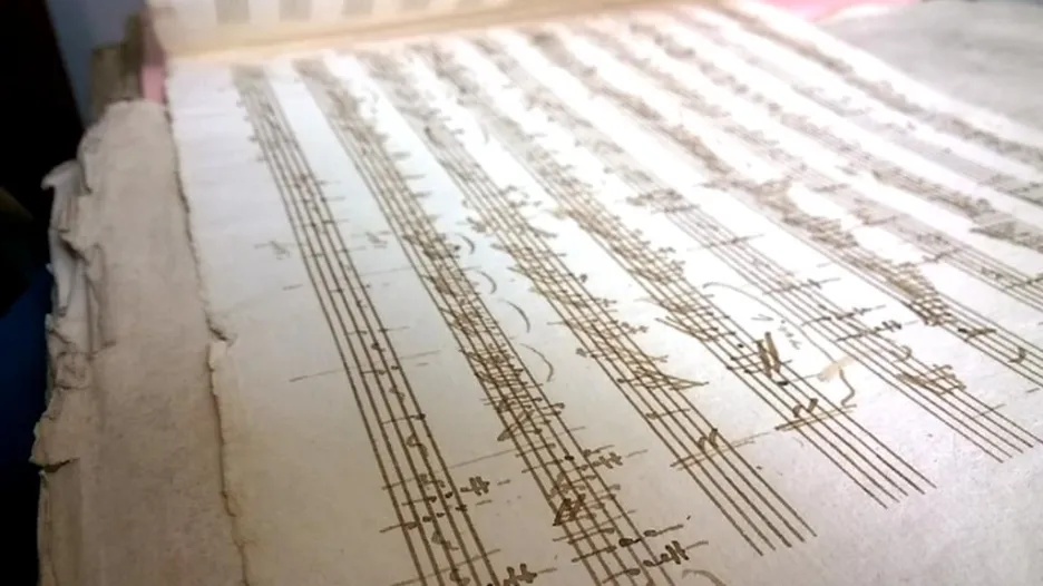 Údajný Mozartův rukopis Sonáty č. 11