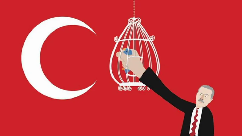 Reflexe nedávné snahy turecké vlády blokovat Twitter