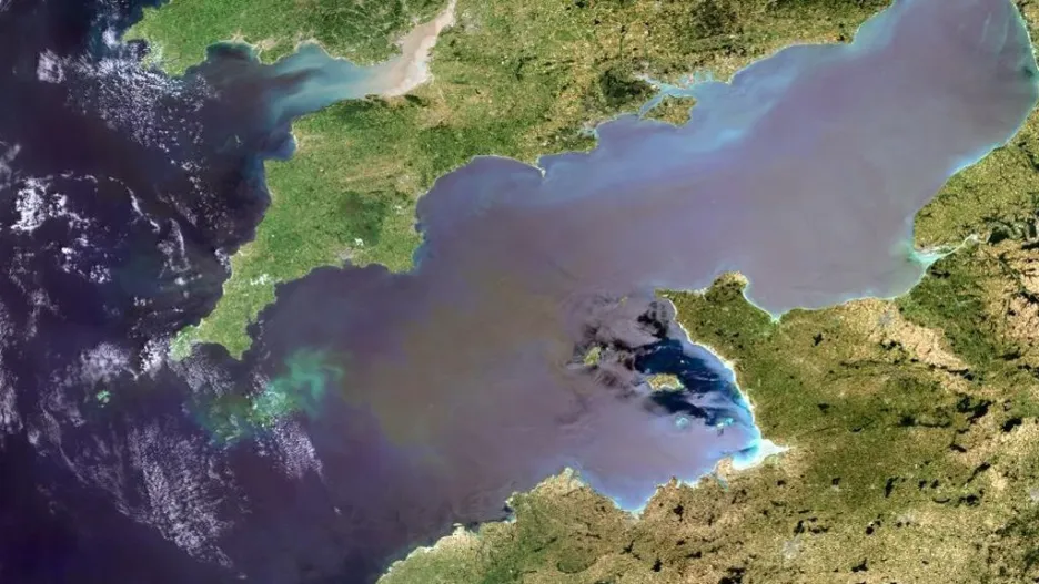 Kanál La Manche - pohled z vesmíru