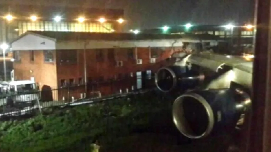 Nehoda Boeingu 747 v Johannesburgu