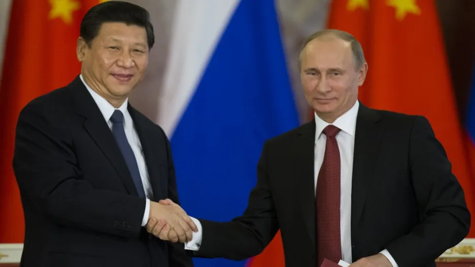 Si Ťin-pching a Vladimir Putin