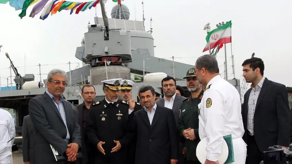 Ahmadínežád pokřtil torpédoborec