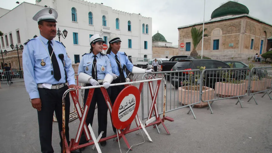Policie v Tunisu