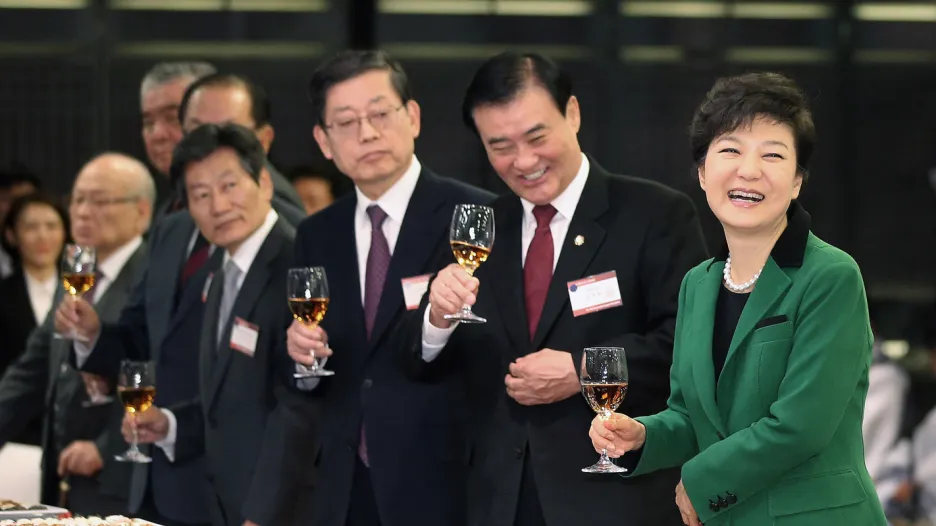 Korejská prezidentka Pak Kun-hje