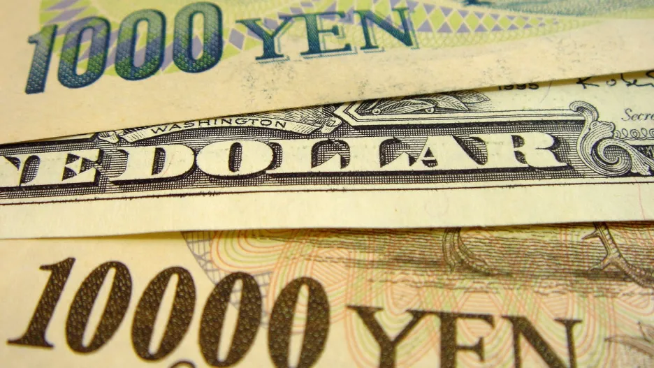Japonský jen versus dolar